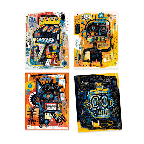 Basquiat Colouring Kit